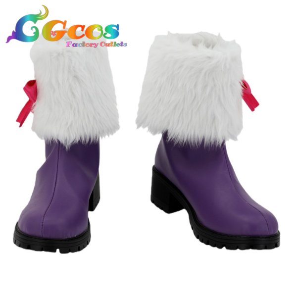 画像1: Fate/Grand Order　コスプレ靴　FGO　カーマ　英霊夢装　コスプレブーツ　コスプレ衣装 (1)