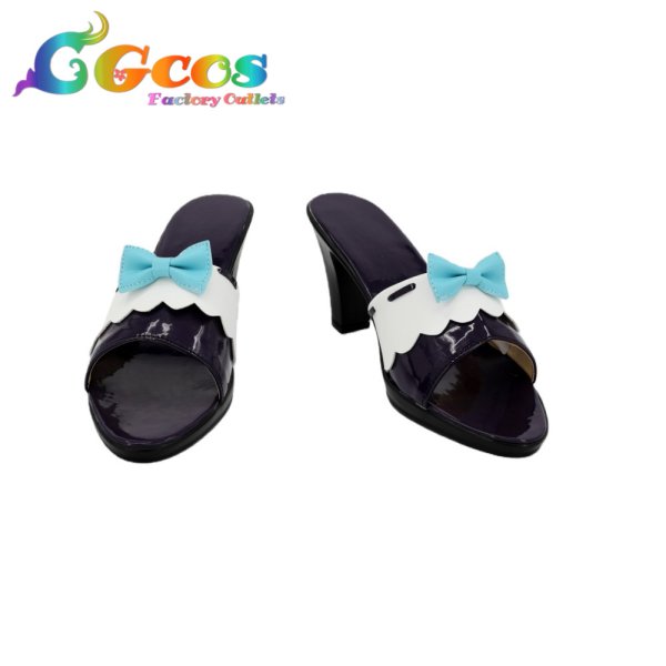 画像1: ネコぱら　コスプレ靴　バニラ　水着　コスプレブーツ　コスプレ衣装 (1)