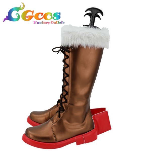 画像2: アズールレーン　コスプレ靴　長春(チョウシュン)　コスプレブーツ　コスプレ衣装 (2)