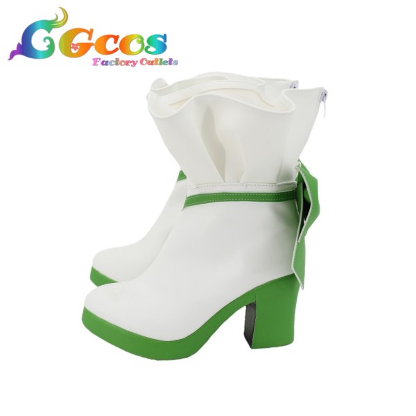 画像2: ラブライブ！スーパースター!!　コスプレ靴　Liella!　平安名すみれ　?花綺夢　コスプレブーツ　コスプレ衣装 (2)