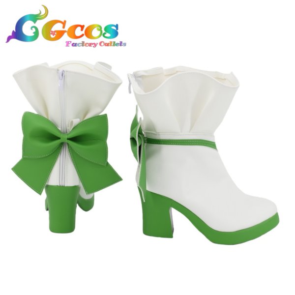 画像3: ラブライブ！スーパースター!!　コスプレ靴　Liella!　平安名すみれ　?花綺夢　コスプレブーツ　コスプレ衣装 (3)