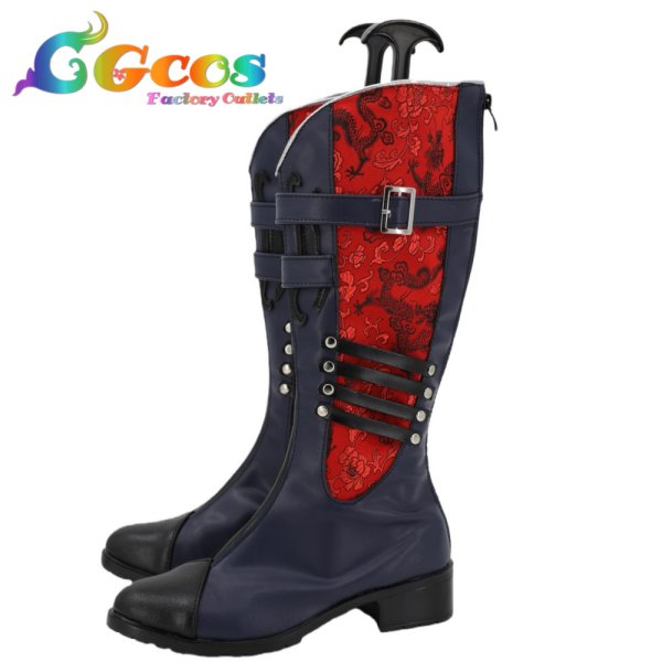 画像2: ブラックスター　コスプレ靴　メノウ　コスプレブーツ　コスプレ衣装 (2)