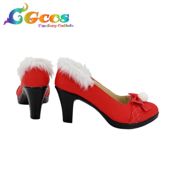 画像3: ネコぱら　コスプレ靴　バニラ　クリスマス　コスプレブーツ　コスプレ衣装 (3)