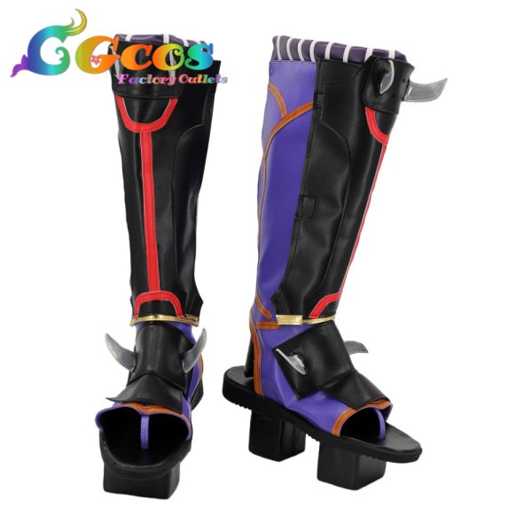 画像1: 原神(げんしん)　コスプレ靴　荒瀧一斗　コスプレブーツ　コスプレ衣装 (1)