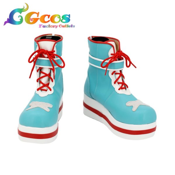 画像1: BanG Dream!（バンドリ！）　コスプレ靴　戸山香澄　実行委員長のお仕事　コスプレブーツ　コスプレ衣装 (1)