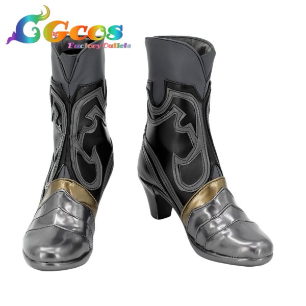 画像1: ガールズバンドクライ　コスプレ靴　井芹仁菜　RPG風　コスプレブーツ　コスプレ衣装 (1)