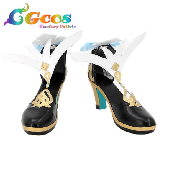 画像1: 原神(げんしん)　コスプレ靴　エスコフィエ　コスプレブーツ　コスプレ衣装 (1)
