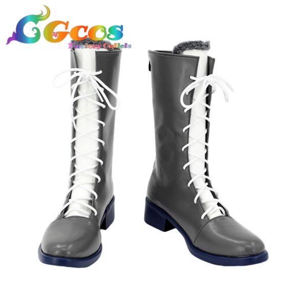 画像1: NU: カーニバル　コスプレ靴　エイト　氷雪の反響　コスプレブーツ　コスプレ衣装 (1)