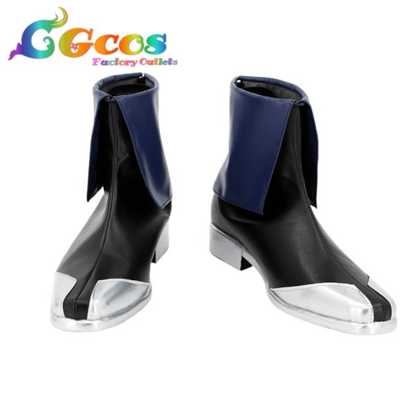 画像1: 機動戦士ガンダムSEED　コスプレ靴　ムウ・ラ・フラガ　コスプレブーツ　コスプレ衣装 (1)