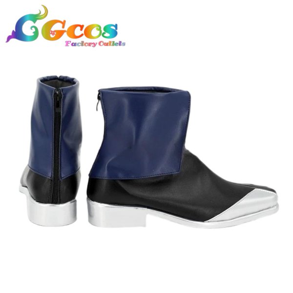 画像2: 機動戦士ガンダムSEED　コスプレ靴　ムウ・ラ・フラガ　コスプレブーツ　コスプレ衣装 (2)