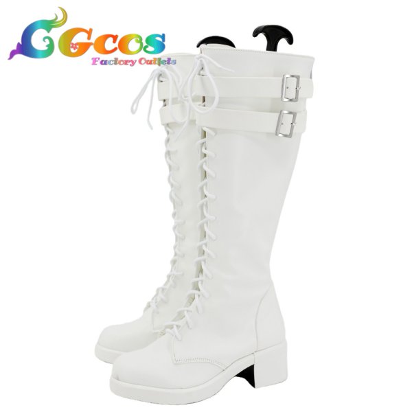 画像2: 学園アイドルマスター　コスプレ靴　花海佑芽　Star-mine　コスプレブーツ　コスプレ衣装 (2)