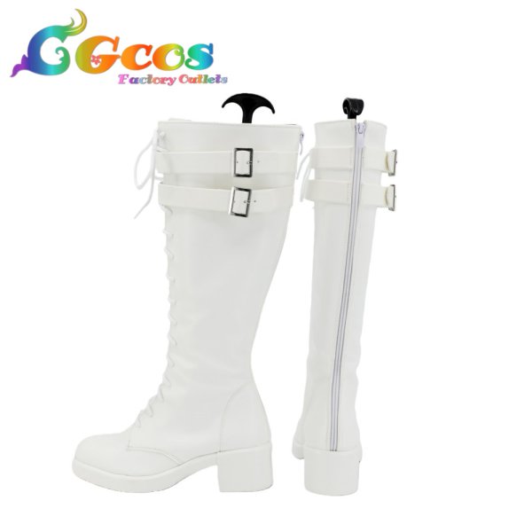 画像3: 学園アイドルマスター　コスプレ靴　花海佑芽　Star-mine　コスプレブーツ　コスプレ衣装 (3)