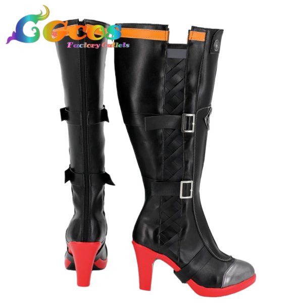 画像3: ドールズフロントライン2　コスプレ靴　リヴァ　コスプレブーツ　コスプレ衣装 (3)