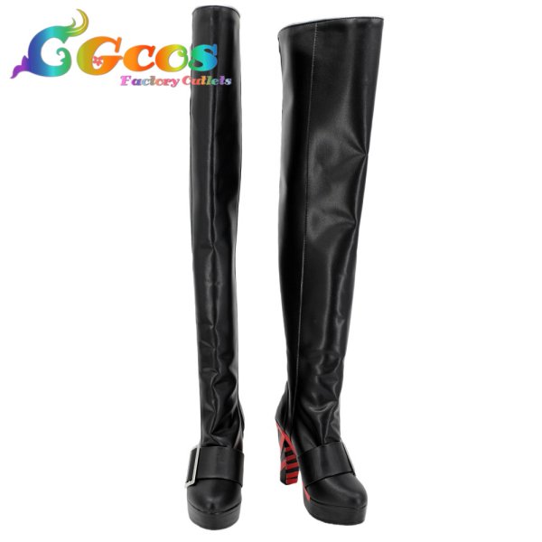 画像1: アッシュエコーズ　コスプレ靴　舞鶴織雪　コスプレブーツ　コスプレ衣装 (1)