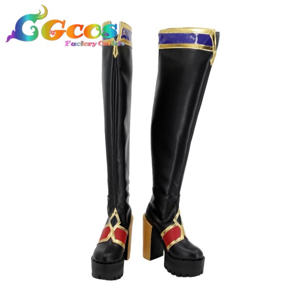 画像1: ツキウタ。　コスプレ靴　弥生春　ステージ衣装　コスプレブーツ　コスプレ衣装 (1)