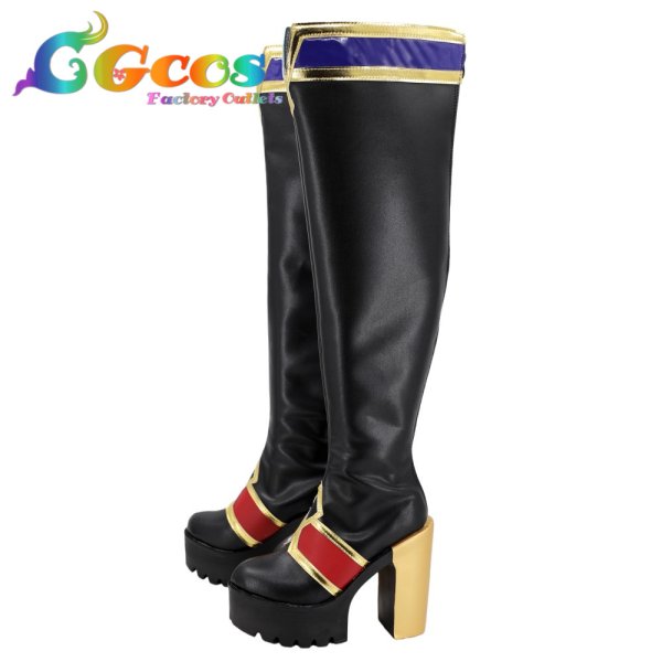 画像2: ツキウタ。　コスプレ靴　弥生春　ステージ衣装　コスプレブーツ　コスプレ衣装 (2)