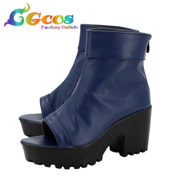 画像2: NARUTO-ナルト-　コスプレ靴　春野サクラ　コスプレブーツ　コスプレ衣装 (2)