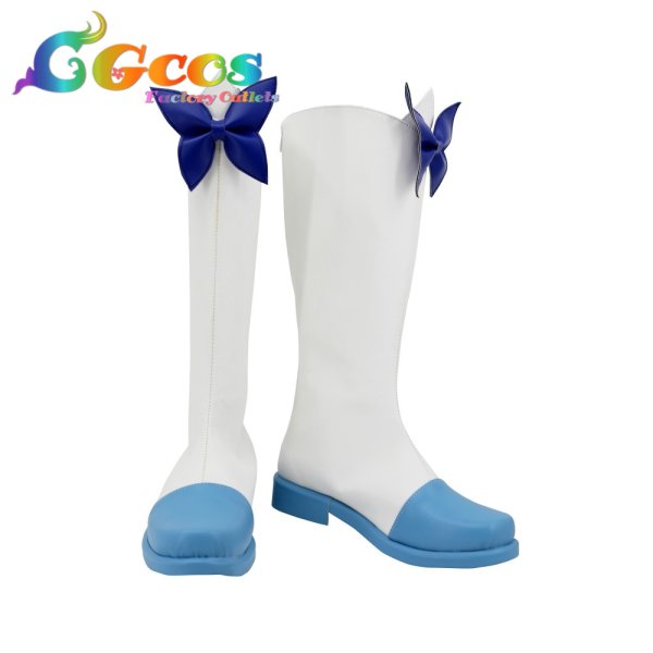 画像1: 憑依変身エクストラソウルズ　コスプレ靴　石神真衣　コスプレブーツ　コスプレ衣装 (1)