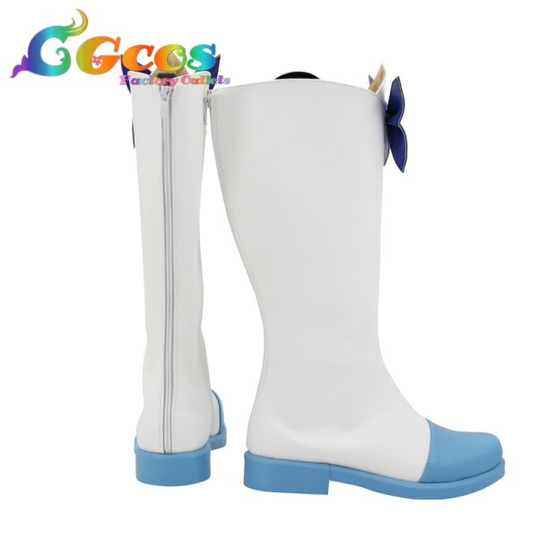 画像3: 憑依変身エクストラソウルズ　コスプレ靴　石神真衣　コスプレブーツ　コスプレ衣装 (3)