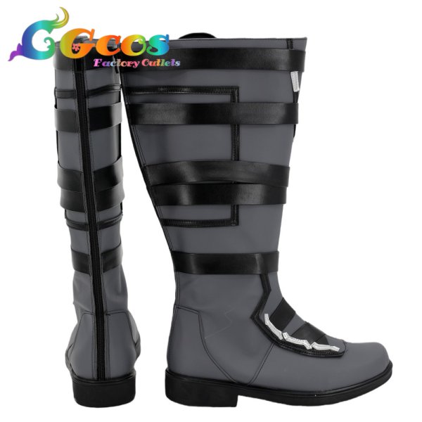 画像3: ヴァロラント（VALORANT）　コスプレ靴　オーメン　コスプレブーツ　コスプレ衣装 (3)