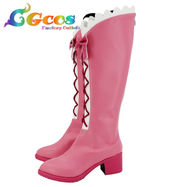 画像2: ラブライブ！スーパースター!!　コスプレ靴　Liella!　嵐千砂都　ブシロード新春大発表会 2025　コスプレブーツ　コスプレ衣装 (2)