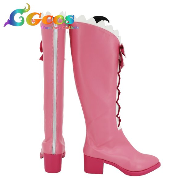 画像3: ラブライブ！スーパースター!!　コスプレ靴　Liella!　嵐千砂都　ブシロード新春大発表会 2025　コスプレブーツ　コスプレ衣装 (3)