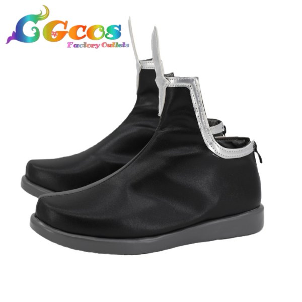 画像2: アークナイツ　コスプレ靴　ファイヤーウォッチ　白い狩人　コスプレブーツ　コスプレ衣装 (2)