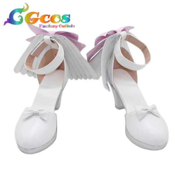 画像1: プロジェクトセカイ カラフルステージ！ feat. 初音ミク　コスプレ靴　鳳えむ　Dear my fellows　にこにこ笑顔のステージで　コスプレブーツ　コスプレ衣装 (1)