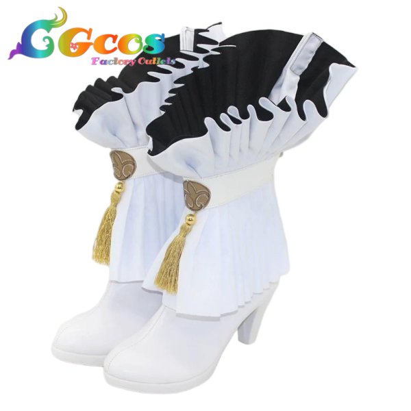 画像2: 神椿市建設中。REGENERATE　コスプレ靴　地邑阿栖　チムラ アス　コスプレブーツ　コスプレ衣装 (2)