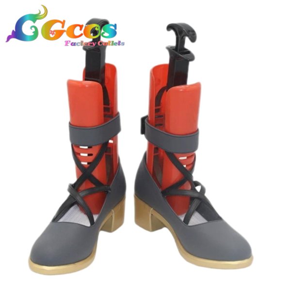 画像1: BanG Dream!　コスプレ靴　バンドリ！　モーティス/若葉睦　Ave Mujica　10周年衣装　コスプレブーツ　コスプレ衣装 (1)