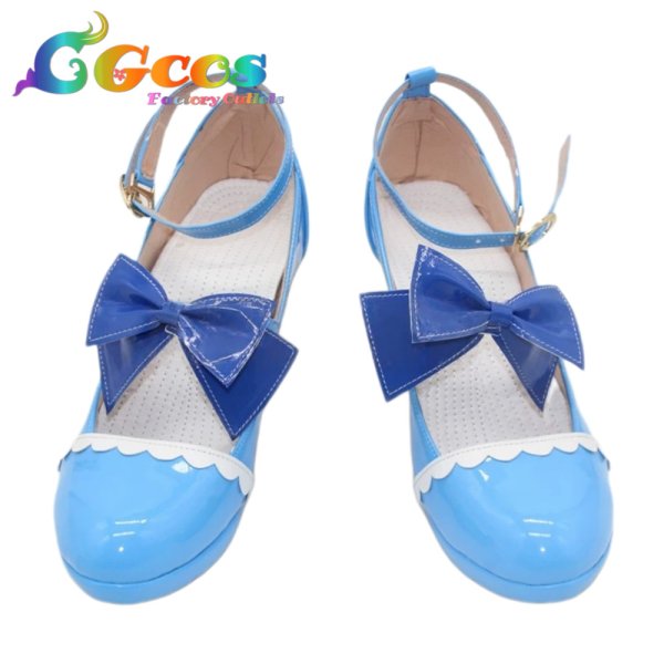 画像1: ラブライブ!×ラブライブ！サンシャイン!!　コスプレ靴　POP UP STORE　高坂穂乃果　コスプレブーツ　コスプレ衣装 (1)