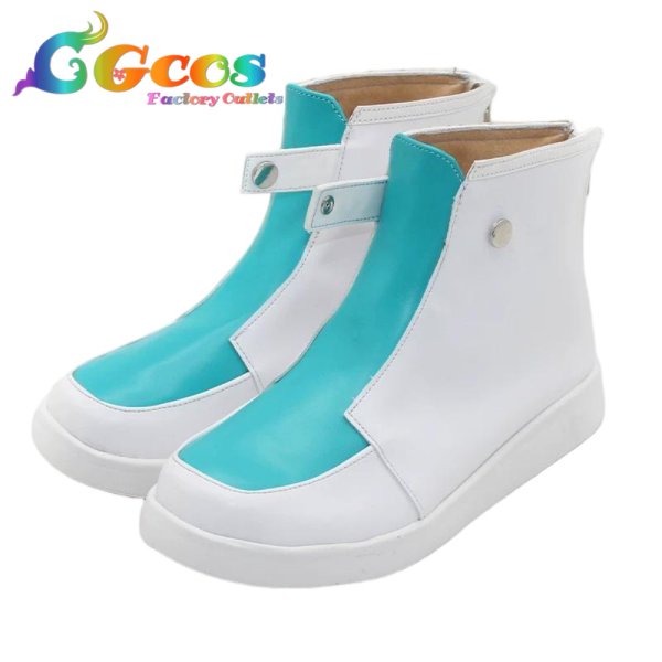 画像2: バーチャルYouTuber　コスプレ靴　VTuber　叶　かなえ　パーカー×オーバーオール　コスプレブーツ　コスプレ衣装 (2)