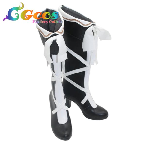 画像1: 魔法少女ノ魔女裁判　コスプレ靴　佐伯ミリア　コスプレブーツ　コスプレ衣装 (1)