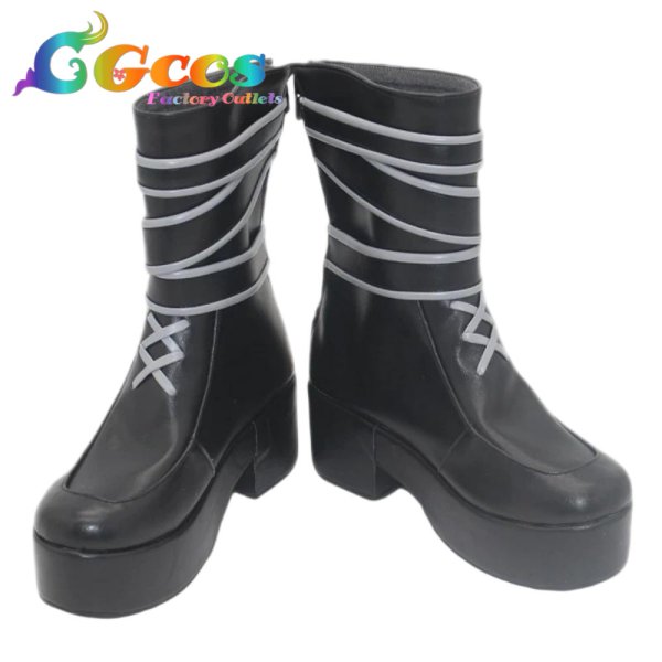 画像1: 魔法少女ノ魔女裁判　コスプレ靴　月代ユキ　コスプレブーツ　コスプレ衣装 (1)