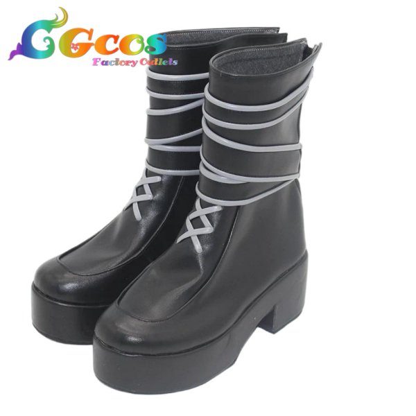 画像2: 魔法少女ノ魔女裁判　コスプレ靴　月代ユキ　コスプレブーツ　コスプレ衣装 (2)