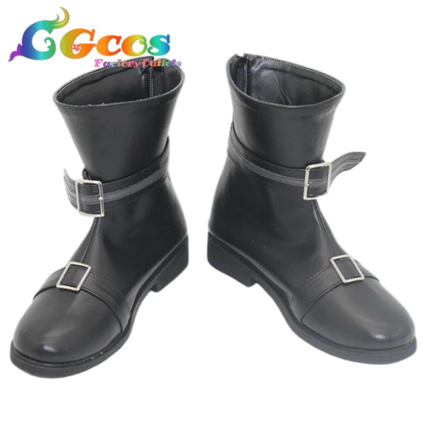 画像1: 魔法少女ノ魔女裁判　コスプレ靴　黒部ナノカ　コスプレブーツ　コスプレ衣装 (1)