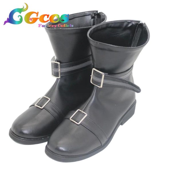 画像2: 魔法少女ノ魔女裁判　コスプレ靴　黒部ナノカ　コスプレブーツ　コスプレ衣装 (2)