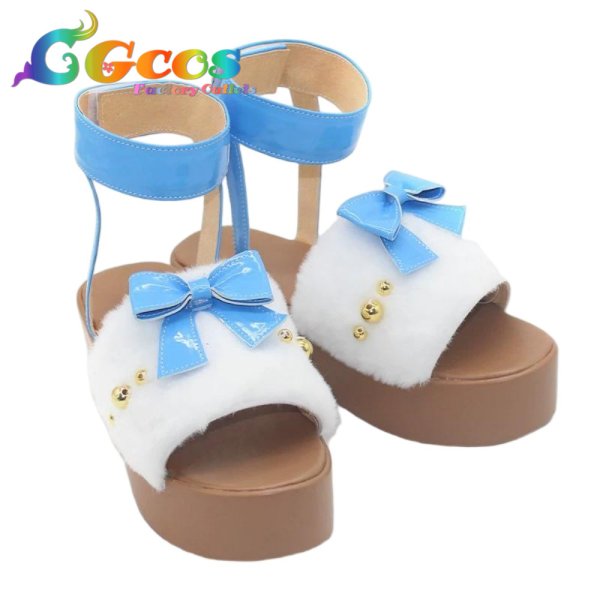 画像3: オンゲキ　コスプレ靴　珠洲島有栖　デイドリーム・エンジェルズ　コスプレブーツ　コスプレ衣装 (3)