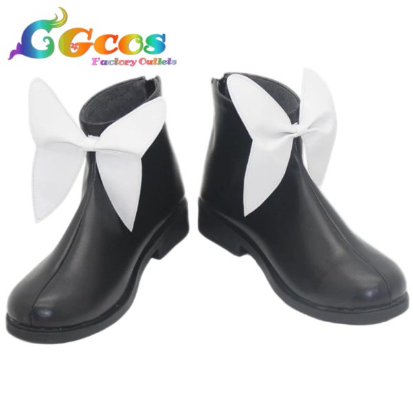 画像1: 魔法少女ノ魔女裁判　コスプレ靴　橘シェリー　コスプレブーツ　コスプレ衣装 (1)