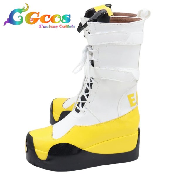 画像3: バーチャルYouTuber　コスプレ靴　VTuber　卯月コウ　おりコウ新衣装　コスプレブーツ　コスプレ衣装 (3)