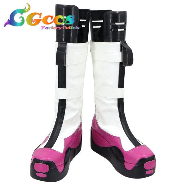 画像1: バーチャルYouTuber　コスプレ靴　VTuber　魔界ノりりむ　セーラー服　コスプレブーツ　コスプレ衣装 (1)