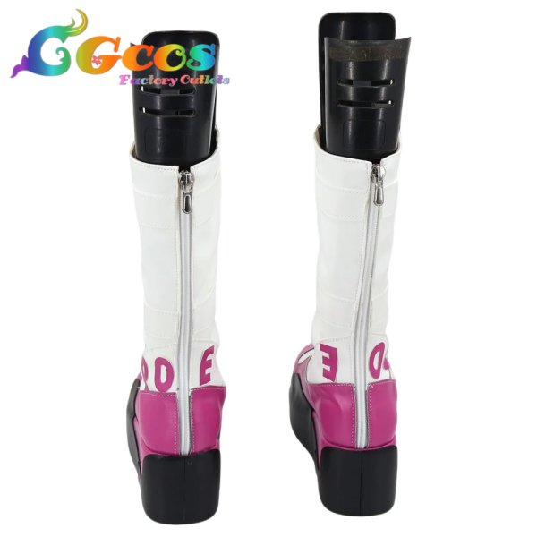 画像4: バーチャルYouTuber　コスプレ靴　VTuber　魔界ノりりむ　セーラー服　コスプレブーツ　コスプレ衣装 (4)