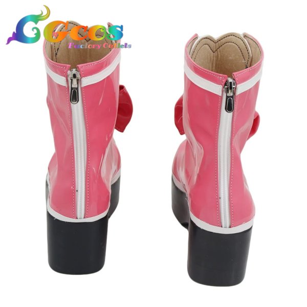 画像4: しゅごキャラ!　コスプレ靴　日奈森あむ　サンリオコラボ　コスプレブーツ　コスプレ衣装 (4)