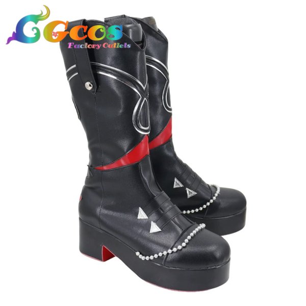 画像2: あんさんぶるスターズ！　コスプレ靴　あんスタ　日々樹渉　クロススカウト・荒地の翅　コスプレブーツ　コスプレ衣装 (2)