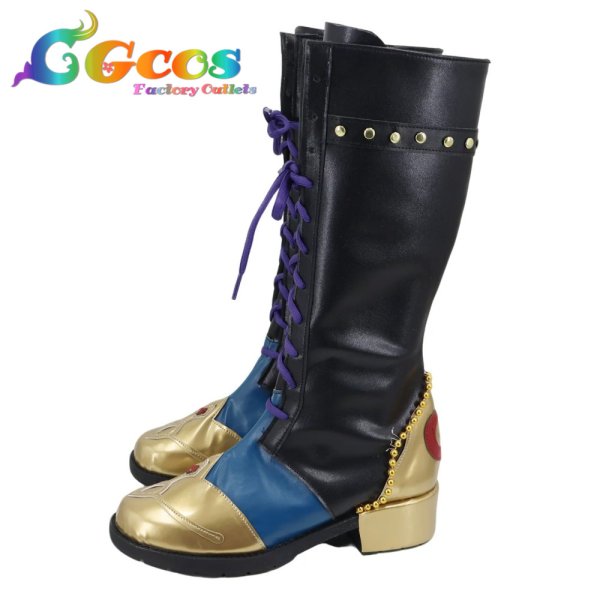 画像3: あんさんぶるスターズ！　コスプレ靴　あんスタ　蓮巳敬人　感謝祭◇バタリオン・バタフライin WILDLAND　コスプレブーツ　コスプレ衣装 (3)