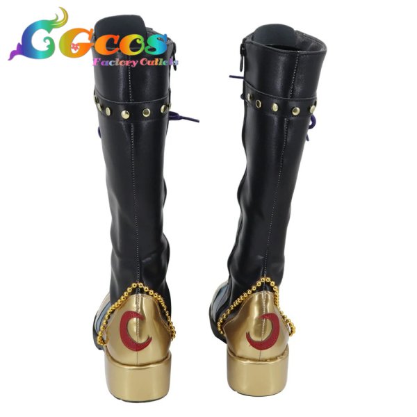 画像4: あんさんぶるスターズ！　コスプレ靴　あんスタ　蓮巳敬人　感謝祭◇バタリオン・バタフライin WILDLAND　コスプレブーツ　コスプレ衣装 (4)