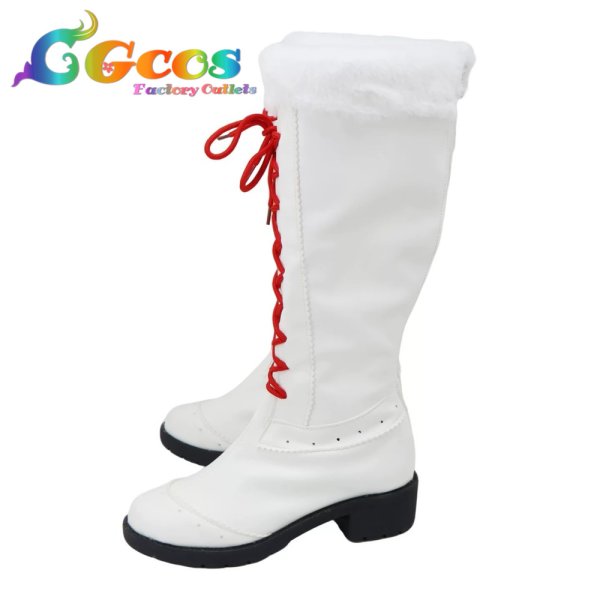 画像3: ラブライブ！虹ヶ咲学園スクールアイドル同好会　コスプレ靴　天王寺璃奈　キャロルの響く聖なる夜　コスプレブーツ　コスプレ衣装 (3)