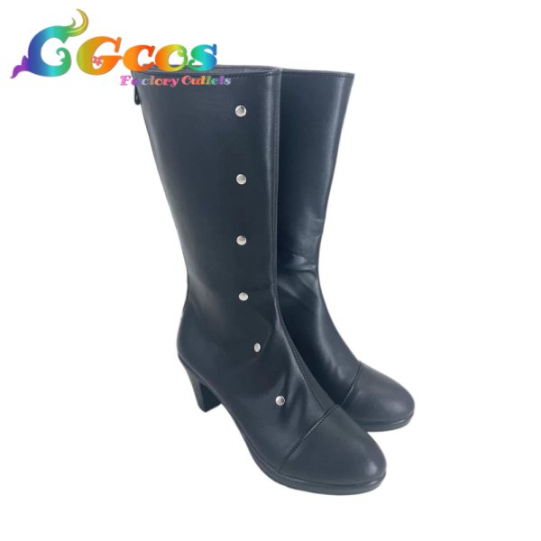 画像2: マブラヴ ガールズガーデン　コスプレ靴　劉翠蘭　コスプレブーツ　コスプレ衣装 (2)