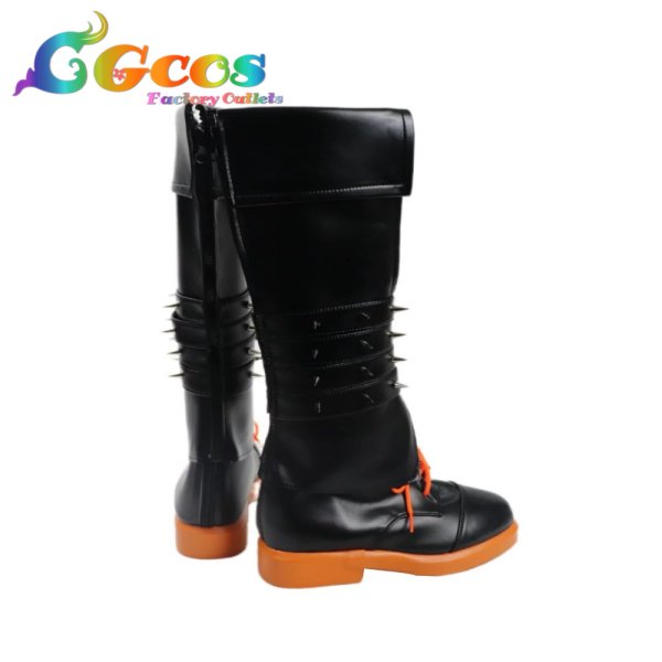 画像3: プロジェクトセカイ カラフルステージ！ feat. 初音ミク　コスプレ靴　東雲彰人　FLAME OF ENDEAVOR　炎の継承　コスプレブーツ　コスプレ衣装 (3)