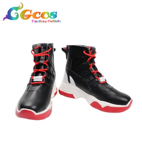 画像1: アークナイツ　コスプレ靴　ユウ　コスプレブーツ　コスプレ衣装 (1)